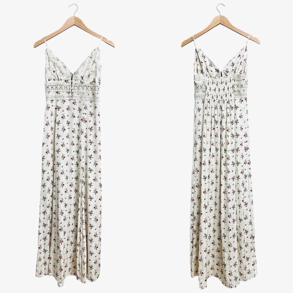 Free People Intimately Out & About Maxi Slip Dress in Ivory - Picture 4 of 10